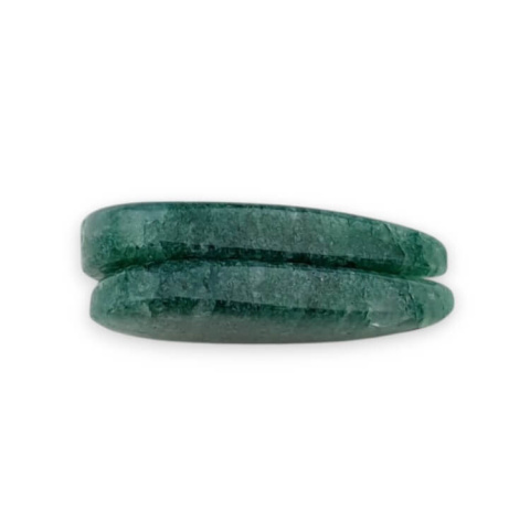 Awenturyn zielony para kaboszonów z dziurką 26x15 mm nr P620 Awenturyn zielony para kaboszonów z dziurką 26x15 mm nr P620