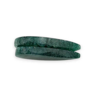 Awenturyn zielony para kaboszonów z dziurką 27x14 mm nr P623