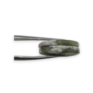 Jadeit peace para kaboszonów z dziurką 21x13 mm nr P527