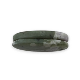 Jadeit peace para kaboszonów z dziurką 21x13 mm nr P542