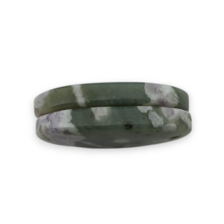 Jadeit peace para kaboszonów z dziurką 22x12 mm nr P519