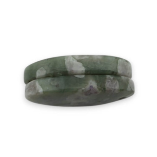 Jadeit peace para kaboszonów z dziurką 22x13 mm nr P522