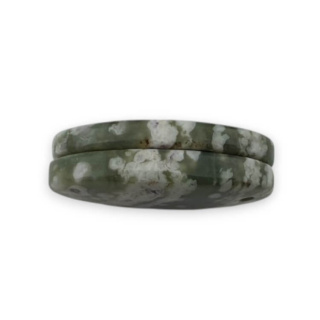 Jadeit peace para kaboszonów z dziurką 22x13 mm nr P549