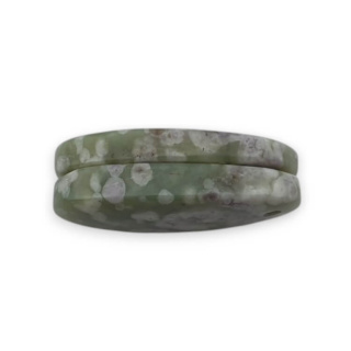 Jadeit peace para kaboszonów z dziurką 23x11 mm nr P535