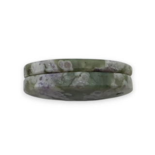 Jadeit peace para kaboszonów z dziurką 23x11 mm nr P537