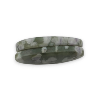 Jadeit peace para kaboszonów z dziurką 23x13 mm nr P517