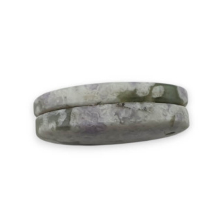 Jadeit peace para kaboszonów z dziurką 23x13 mm nr P521