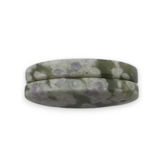 Jadeit peace para kaboszonów z dziurką 23x14 mm nr P525