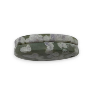 Jadeit peace para kaboszonów z dziurką 23x14 mm nr P533