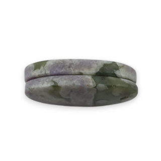 Jadeit peace para kaboszonów z dziurką 23x14 mm nr P543