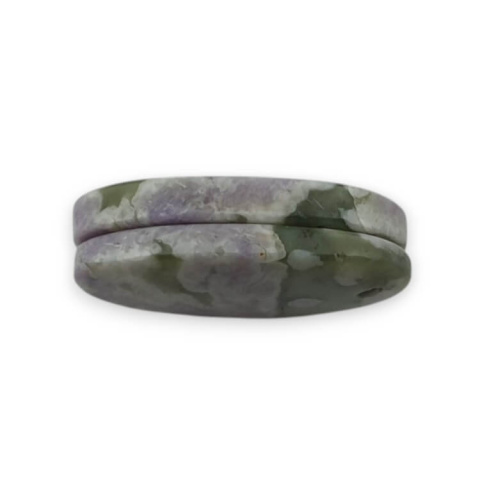 Jadeit peace para kaboszonów z dziurką 23x14 mm nr P543 Jadeit peace para kaboszonów z dziurką 23x14 mm nr P543
