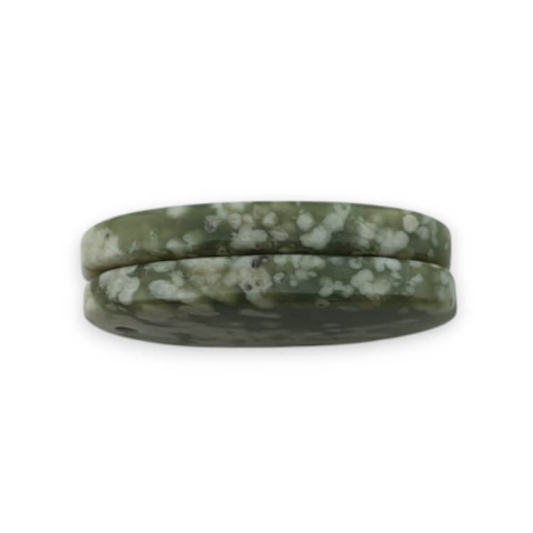 Jadeit peace para kaboszonów z dziurką 24x12 mm nr P509 Jadeit peace para kaboszonów z dziurką 24x12 mm nr P509