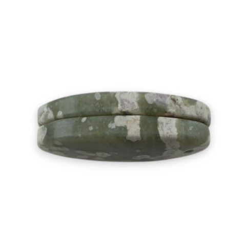 Jadeit peace para kaboszonów z dziurką 24x14 mm nr P555 Jadeit peace para kaboszonów z dziurką 24x14 mm nr P555