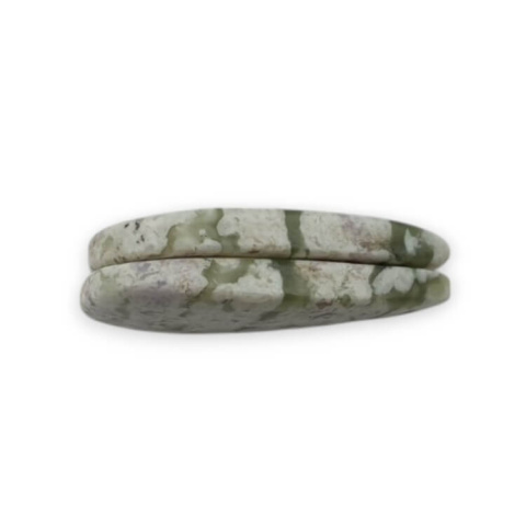 Jadeit peace para kaboszonów z dziurką 25x13 mm nr P513 Jadeit peace para kaboszonów z dziurką 25x13 mm nr P513