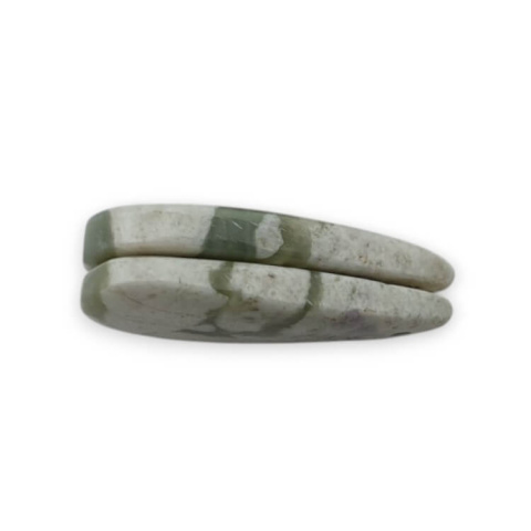Jadeit peace para kaboszonów z dziurką 25x13 mm nr P554 Jadeit peace para kaboszonów z dziurką 25x13 mm nr P554