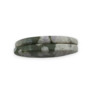 Jadeit peace para kaboszonów z dziurką 25x14 mm nr P558
