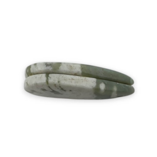 Jadeit peace para kaboszonów z dziurką 26x13 mm nr P538