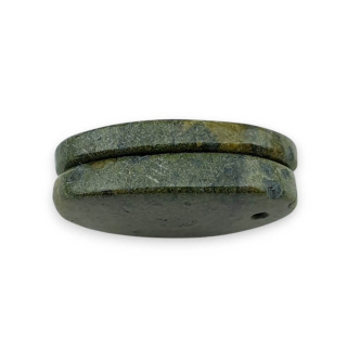 Jaspis smocza krew para kaboszonów z dziurką 23x14 mm nr P586