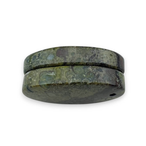 Jaspis smocza krew para kaboszonów z dziurką 23x14 mm nr P592 Jaspis smocza krew para kaboszonów z dziurką 23x14 mm nr P592