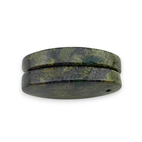 Jaspis smocza krew para kaboszonów z dziurką 23x15 mm nr P576 Jaspis smocza krew para kaboszonów z dziurką 23x15 mm nr P576