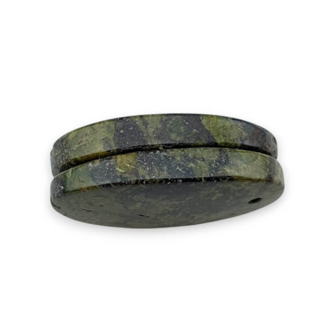 Jaspis smocza krew para kaboszonów z dziurką 24x14 mm nr P574 Jaspis smocza krew para kaboszonów z dziurką 24x14 mm nr P574