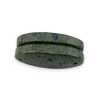 Jaspis smocza krew para kaboszonów z dziurką 24x14 mm nr P605