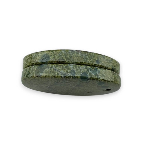 Jaspis smocza krew para kaboszonów z dziurką 24x14 mm nr P609 Jaspis smocza krew para kaboszonów z dziurką 24x14 mm nr P609