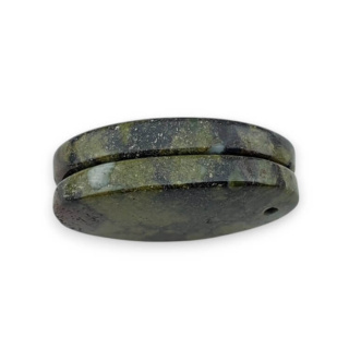Jaspis smocza krew para kaboszonów z dziurką 24x14 mm nr P610