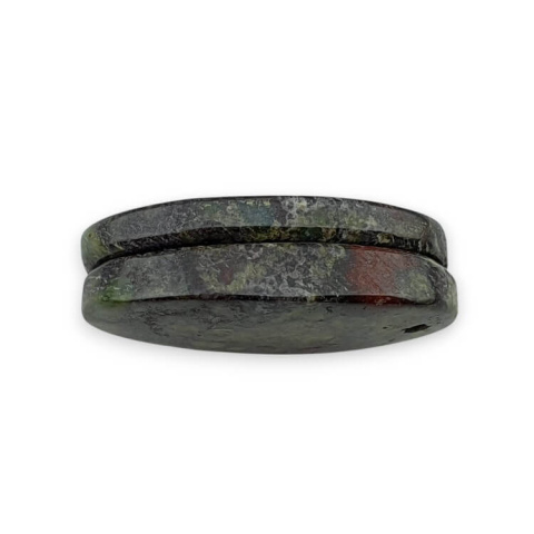 Jaspis smocza krew para kaboszonów z dziurką 25x13 mm nr P594 Jaspis smocza krew para kaboszonów z dziurką 25x13 mm nr P594