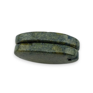Jaspis smocza krew para kaboszonów z dziurką 25x13 mm nr P604
