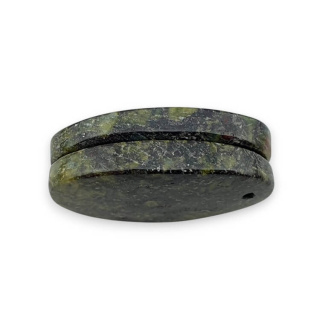 Jaspis smocza krew para kaboszonów z dziurką 25x14 mm nr P591