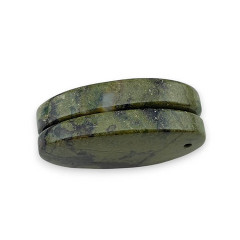 Jaspis smocza krew para kaboszonów z dziurką 25x14 mm nr P600 Jaspis smocza krew para kaboszonów z dziurką 25x14 mm nr P600