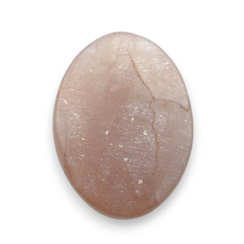 Kamień księżycowy brzoskwiniowy kaboszon carved 22x16 mm nr 31 Kamień księżycowy brzoskwiniowy kaboszon carved 22x16 mm nr 31