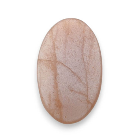 Kamień księżycowy brzoskwiniowy kaboszon carving 23x14 mm nr 101 Kamień księżycowy brzoskwiniowy kaboszon carving 23x14 mm nr 101