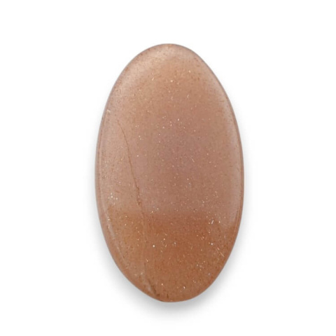 Kamień księżycowy brzoskwiniowy kaboszon carving 25x14 mm nr 99 Kamień księżycowy brzoskwiniowy kaboszon carving 25x14 mm nr 99