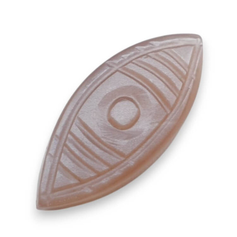 Kamień księżycowy brzoskwiniowy kaboszon carving 28x12 mm nr 86 Kamień księżycowy brzoskwiniowy kaboszon carving 28x12 mm nr 86