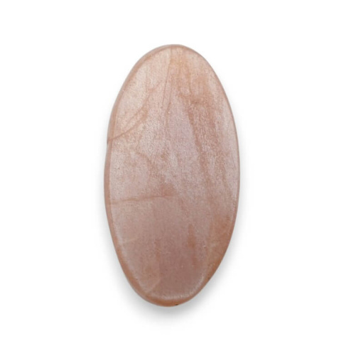 Kamień księżycowy brzoskwiniowy kaboszon carving 30x15 mm nr 70 Kamień księżycowy brzoskwiniowy kaboszon carving 30x15 mm nr 70