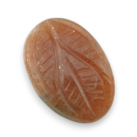 Kamień słoneczny kaboszon carving 22x15 mm nr 5 Kamień słoneczny kaboszon carving 22x15 mm nr 5
