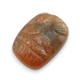 Kamień słoneczny kaboszon carving 22x16 mm nr 14