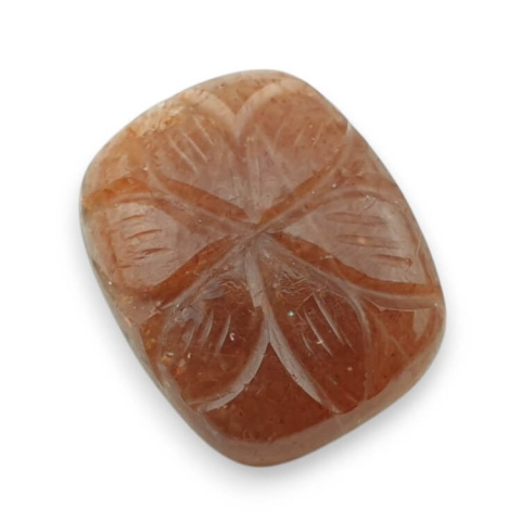 Kamień słoneczny kaboszon carving 22x18 mm nr 31 Kamień słoneczny kaboszon carving 22x18 mm nr 31