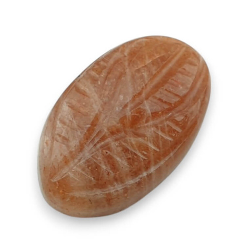 Kamień słoneczny kaboszon carving 23x14 mm nr 40 Kamień słoneczny kaboszon carving 23x14 mm nr 40