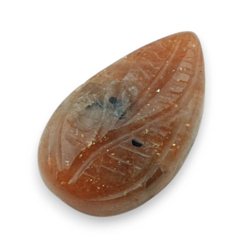 Kamień słoneczny kaboszon carving 25x15 mm nr 1