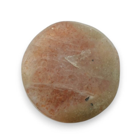 Kamień słoneczny kaboszon carving fi 20 mm nr 43