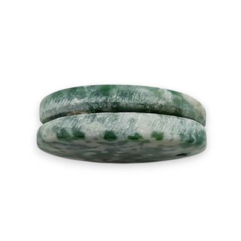 Agat drzewny para kaboszonów z dziurką 22x13 mm nr P735 Agat drzewny para kaboszonów z dziurką 22x13 mm nr P735