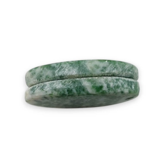 Agat drzewny para kaboszonów z dziurką 23x13 mm nr P728