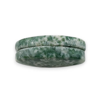 Agat drzewny para kaboszonów z dziurką 23x14 mm nr P732
