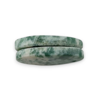 Agat drzewny para kaboszonów z dziurką 23x15 mm nr P703