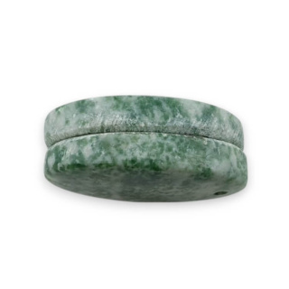 Agat drzewny para kaboszonów z dziurką 23x15 mm nr P725