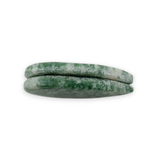 Agat drzewny para kaboszonów z dziurką 24x12 mm nr P706