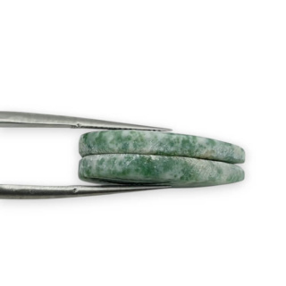 Agat drzewny para kaboszonów z dziurką 24x14 mm nr P712